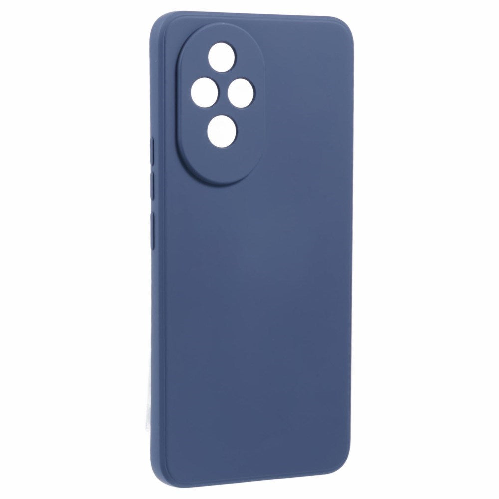 EIDERWOOD Honor 200 5G Case – Fleksibelt Plast Cover med Fiberforing og Præcis Kameraudskæring - Blå