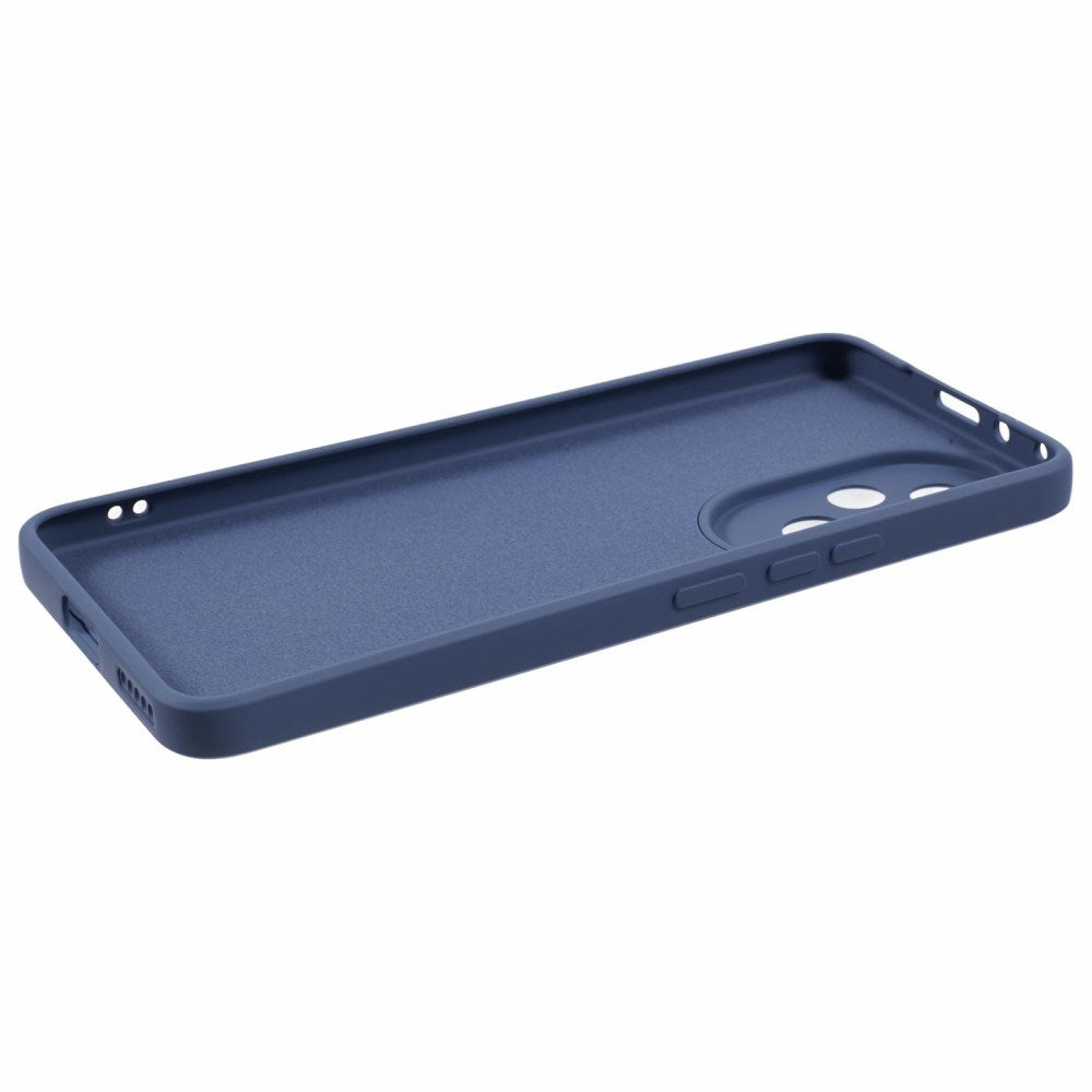EIDERWOOD Honor 200 5G Case – Fleksibelt Plast Cover med Fiberforing og Præcis Kameraudskæring - Blå