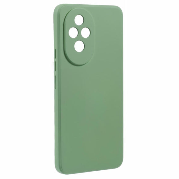 EIDERWOOD Honor 200 5G Case – Fleksibelt Plast Cover med Fiberforing og Præcis Kameraudskæring - Grøn