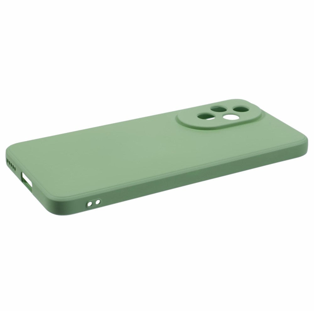 EIDERWOOD Honor 200 5G Case – Fleksibelt Plast Cover med Fiberforing og Præcis Kameraudskæring - Grøn