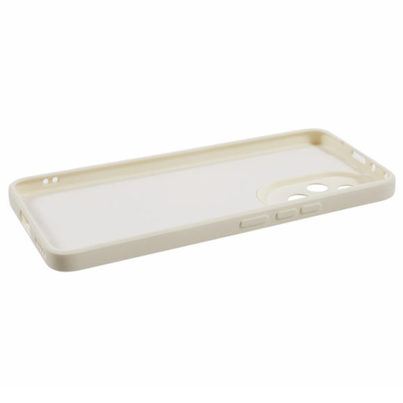 EIDERWOOD Honor 200 5G Case – Fleksibelt Plast Cover med Fiberforing og Præcis Kameraudskæring - Hvid
