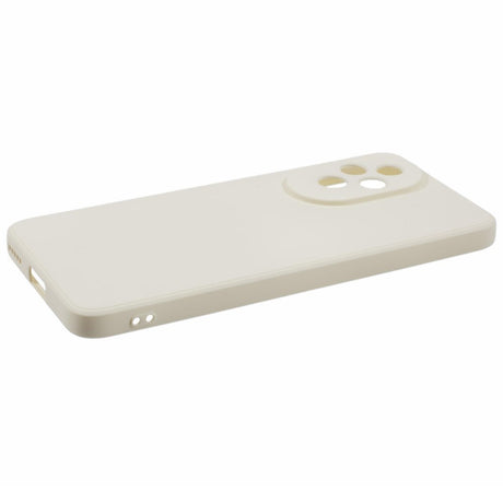 EIDERWOOD Honor 200 5G Case – Fleksibelt Plast Cover med Fiberforing og Præcis Kameraudskæring - Hvid