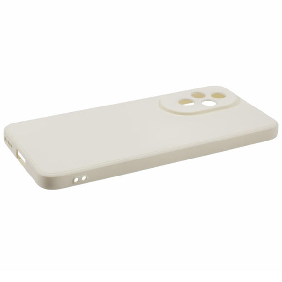 EIDERWOOD Honor 200 5G Case – Fleksibelt Plast Cover med Fiberforing og Præcis Kameraudskæring - Hvid