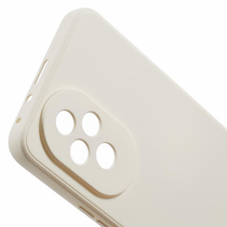 EIDERWOOD Honor 200 5G Case – Fleksibelt Plast Cover med Fiberforing og Præcis Kameraudskæring - Hvid