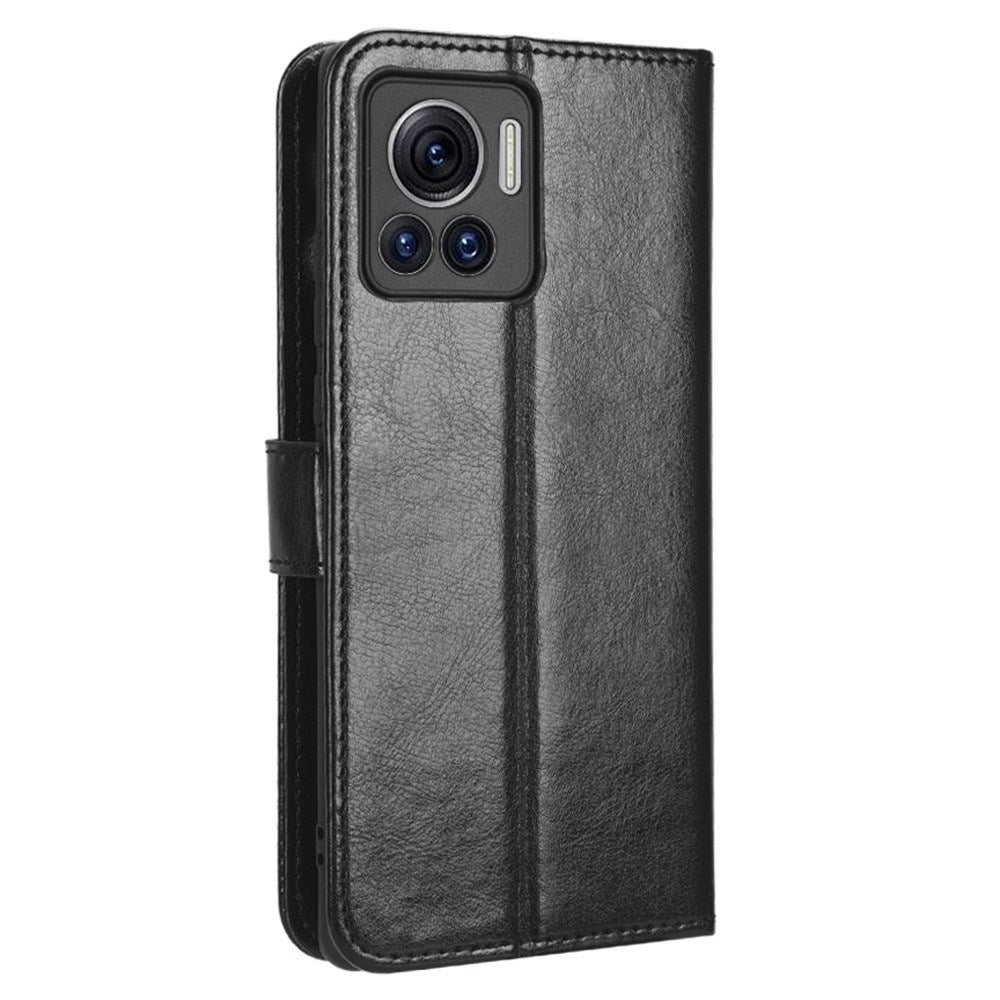 EIDERWOOD Motorola Edge 30 Ultra Kunstlæder Cover m. Pung & Ståfunktion - Sort