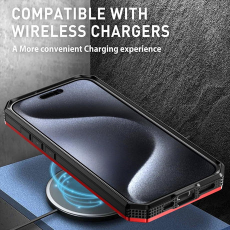 EIDERWOOD iPhone 16 Pro Håndværker Cover m. Magnetisk Kickstand - MagSafe Kompatibel - Lyslilla