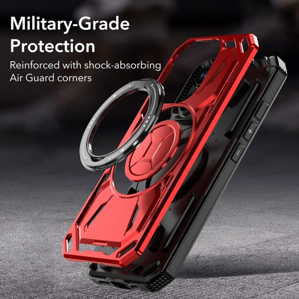 EIDERWOOD iPhone 16 Pro Håndværker Cover m. Magnetisk Kickstand - MagSafe Kompatibel - Lyslilla