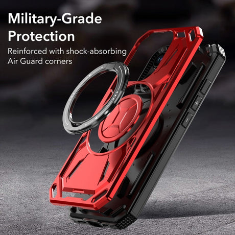 EIDERWOOD iPhone 16 Pro Håndværker Cover m. Magnetisk Kickstand - MagSafe Kompatibel - Lyslilla