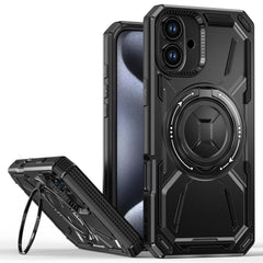 EIDERWOOD iPhone 16 Plus Håndværker Cover m. Magnetisk Kickstand - MagSafe Kompatibel - Sort