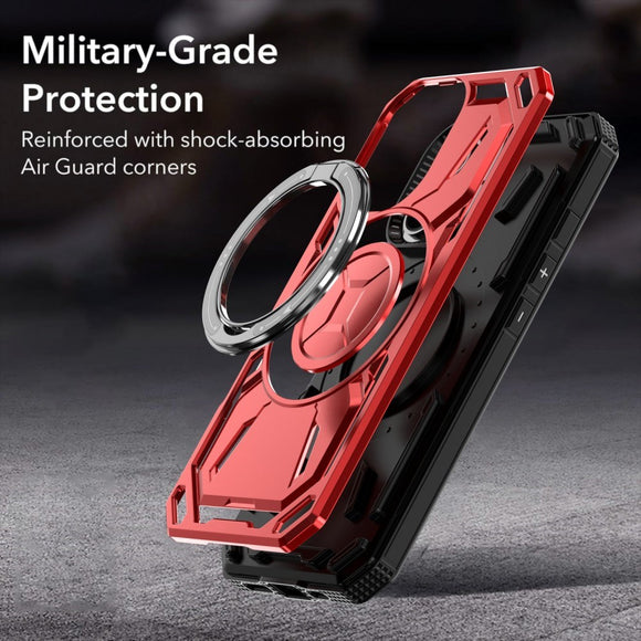 EIDERWOOD iPhone 16 Håndværker Cover m. Magnetisk Kickstand - MagSafe Kompatibel - Lyslilla