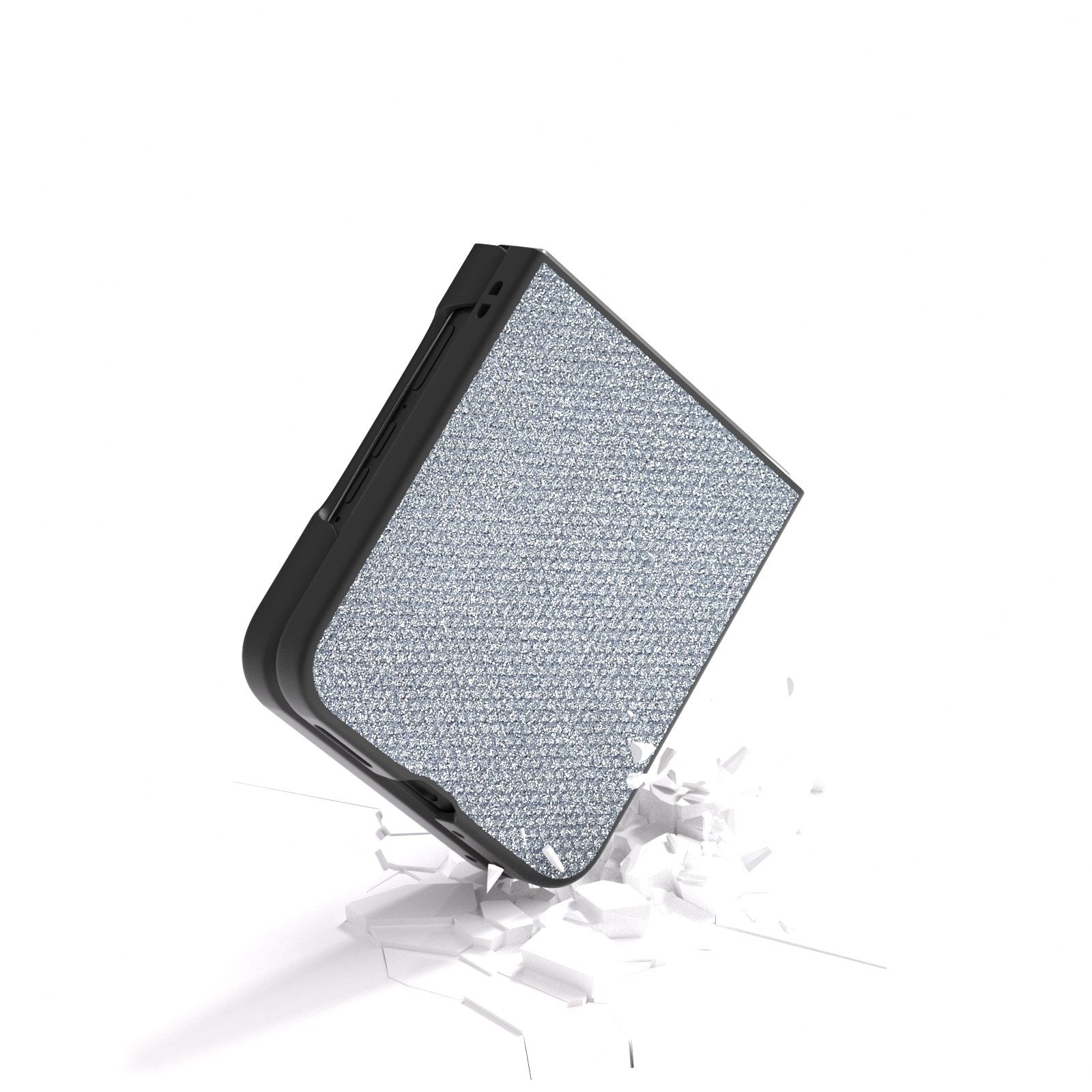 EIDERWOOD Motorola Razr 50 Ultra (5G) Vegansk Læder Glimmer Cover - Grå
