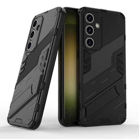 Samsung Galaxy S24 FE Hybrid Cover m. Kickstand - Sort