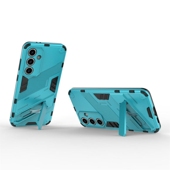Samsung Galaxy S24 FE Hybrid Cover m. Kickstand - Blå