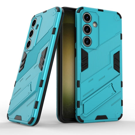 Samsung Galaxy S24 FE Hybrid Cover m. Kickstand - Blå