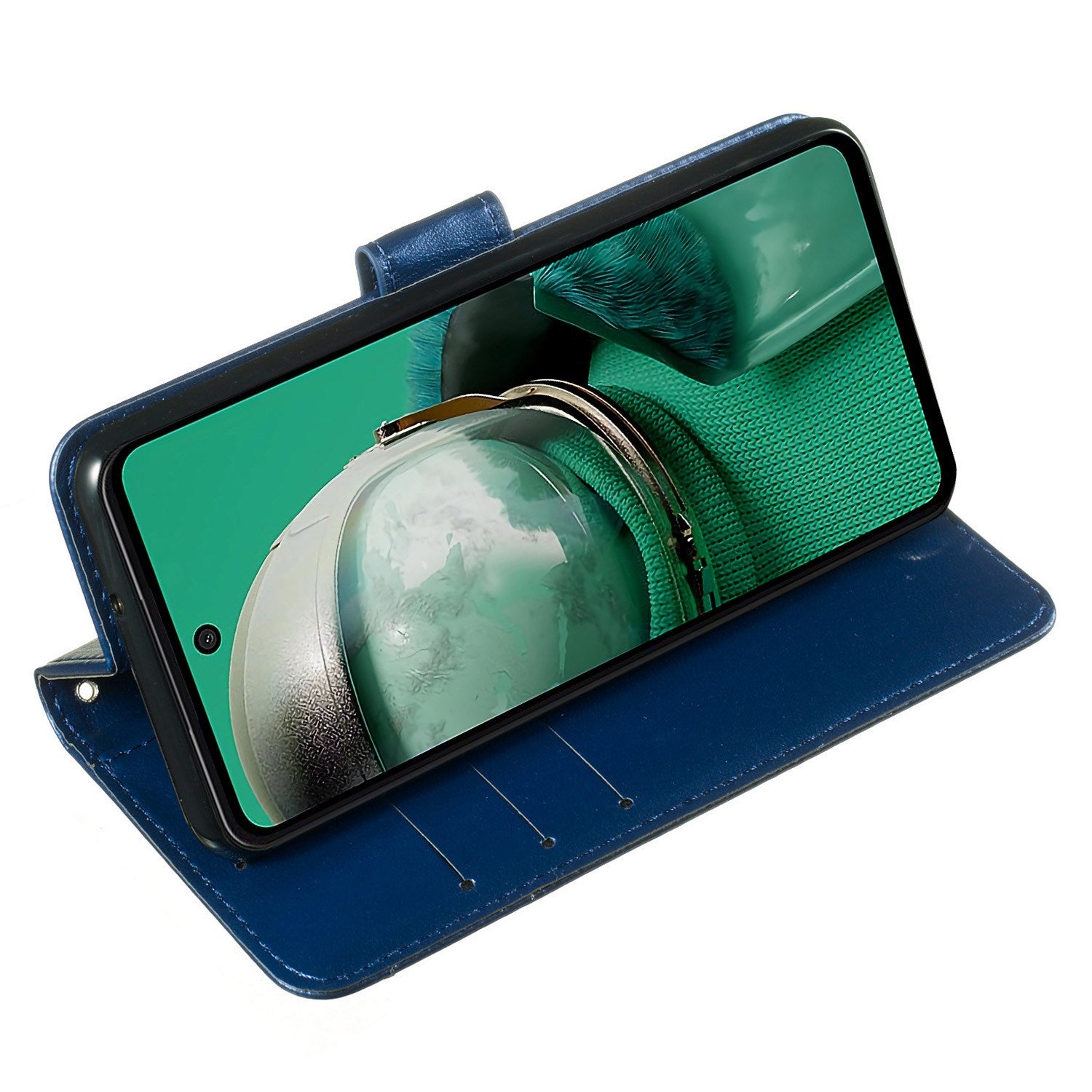 EIDERWOOD HMD Pulse/Pro/Plus Læder Cover m. Pung & Strop - Blå