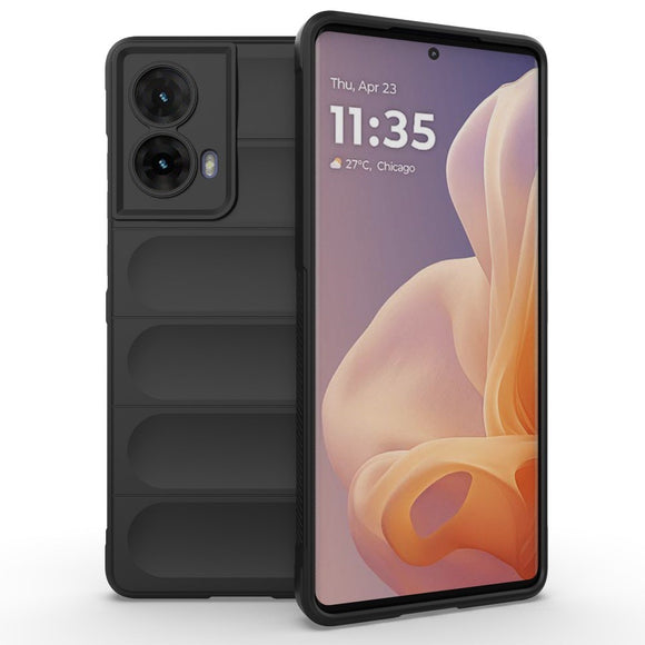 EIDERWOOD Motorola Moto G85 (5G) Fleksibelt Plastik Cover - Sort
