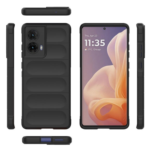 EIDERWOOD Motorola Moto G85 (5G) Fleksibelt Plastik Cover - Sort