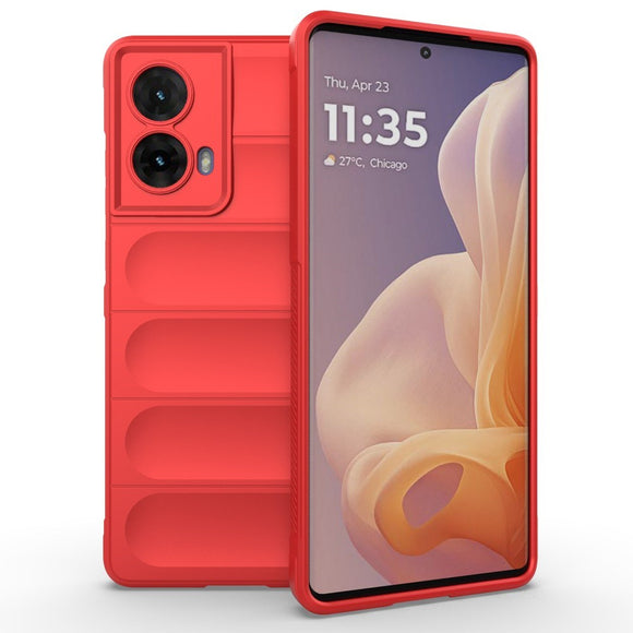 EIDERWOOD Motorola Moto G85 (5G) Fleksibelt Plastik Cover - Rød
