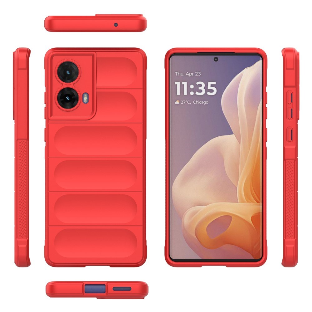 EIDERWOOD Motorola Moto G85 (5G) Fleksibelt Plastik Cover - Rød