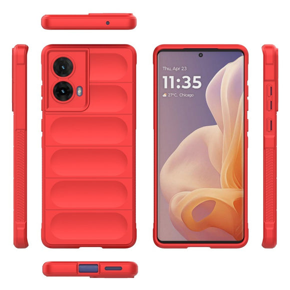 EIDERWOOD Motorola Moto G85 (5G) Fleksibelt Plastik Cover - Rød