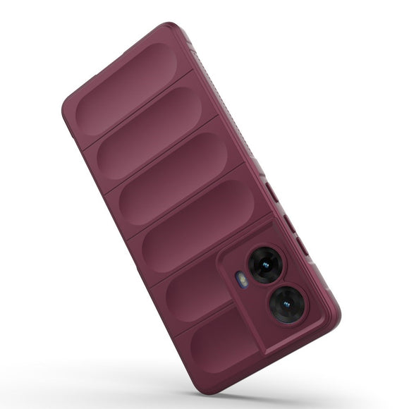 EIDERWOOD Motorola Moto G85 (5G) Fleksibelt Plastik Cover - Bordeaux Rød
