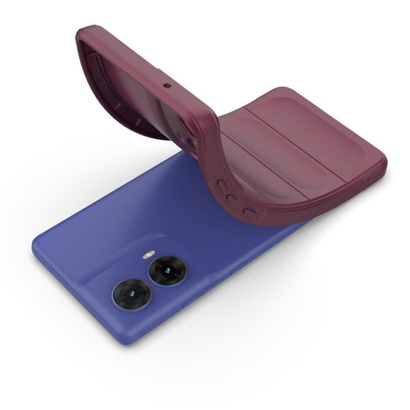 EIDERWOOD Motorola Moto G85 (5G) Fleksibelt Plastik Cover - Bordeaux Rød