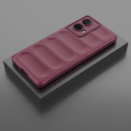 EIDERWOOD Motorola Moto G85 (5G) Fleksibelt Plastik Cover - Bordeaux Rød