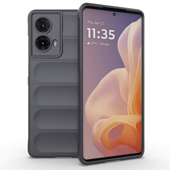 EIDERWOOD Motorola Moto G85 (5G) Fleksibelt Plastik Cover - Grå