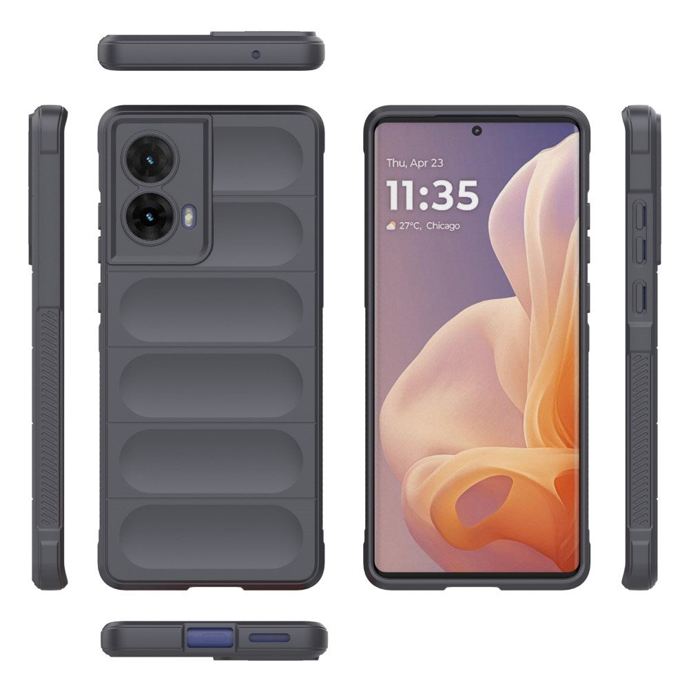 EIDERWOOD Motorola Moto G85 (5G) Fleksibelt Plastik Cover - Grå