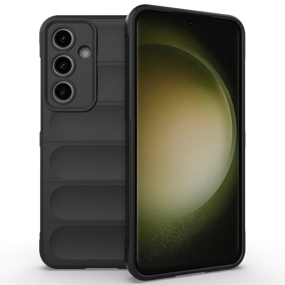 EIDERWOOD Samsung Galaxy S24 FE Fleksibelt Plastik Cover - Sort