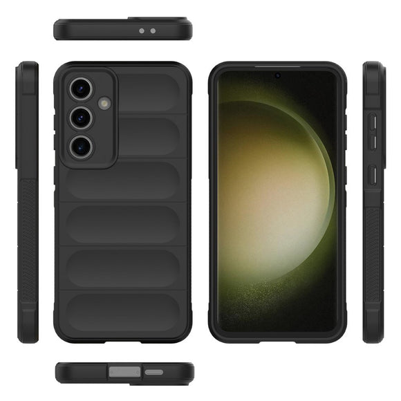 EIDERWOOD Samsung Galaxy S24 FE Fleksibelt Plastik Cover - Sort