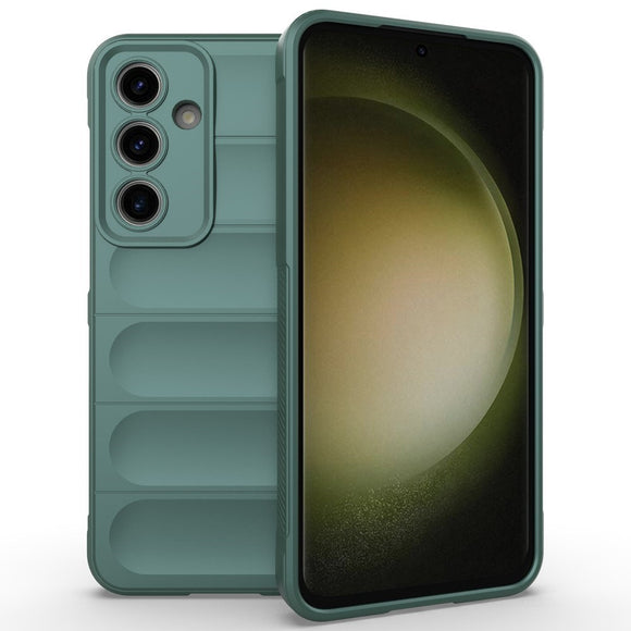 EIDERWOOD Samsung Galaxy S24 FE Fleksibelt Plastik Cover - Grøn