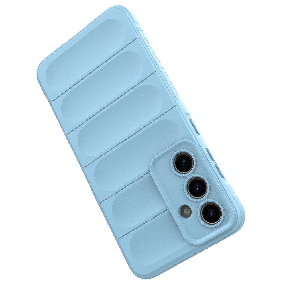EIDERWOOD Samsung Galaxy S24 FE Fleksibelt Plastik Cover - Blå