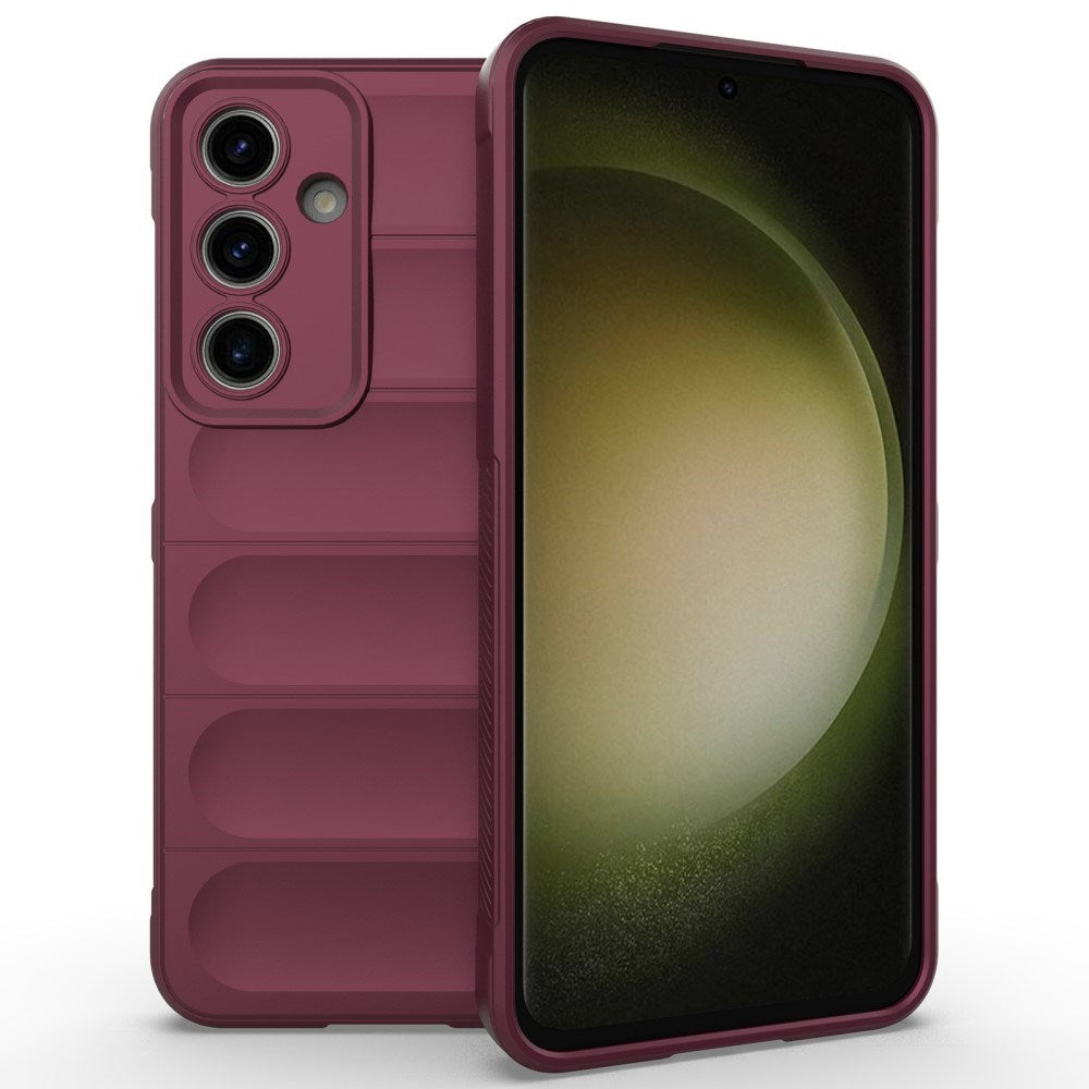 EIDERWOOD Samsung Galaxy S24 FE Fleksibelt Plastik Cover - Vinrød