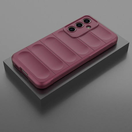 EIDERWOOD Samsung Galaxy S24 FE Fleksibelt Plastik Cover - Vinrød