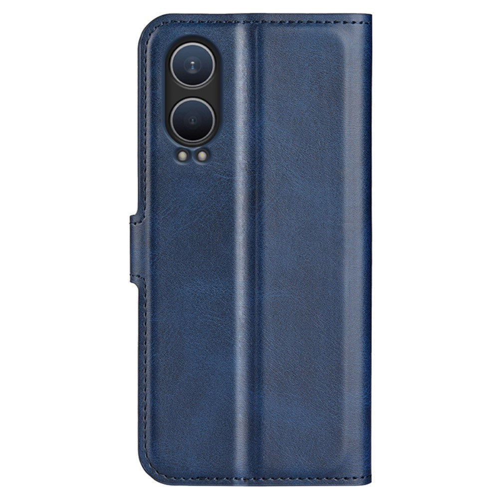 EIDERWOOD OnePlus Nord CE4 Lite (5G) Læder Cover m. Kortholder & Magnetisk Luk - Blå