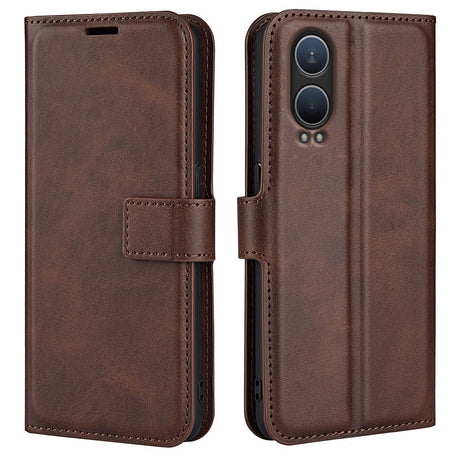 EIDERWOOD OnePlus Nord CE4 Lite (5G) Læder Cover m. Kortholder & Magnetisk Luk - Brun