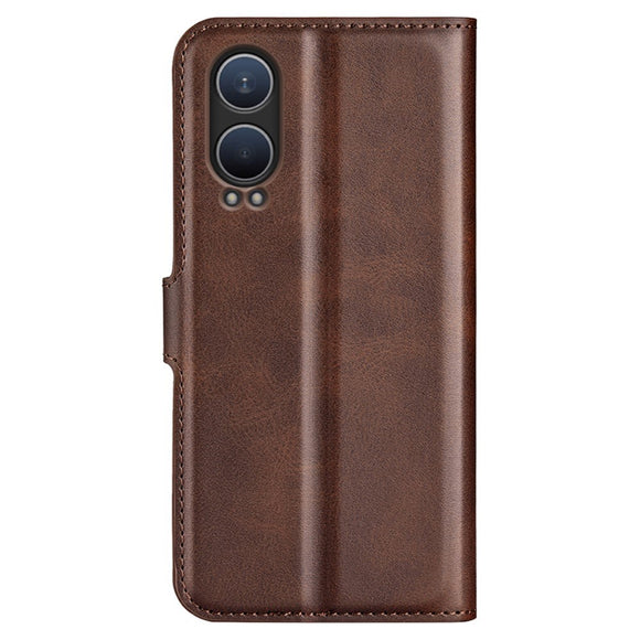 EIDERWOOD OnePlus Nord CE4 Lite (5G) Læder Cover m. Kortholder & Magnetisk Luk - Brun