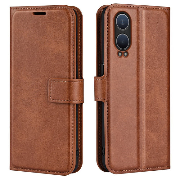 EIDERWOOD OnePlus Nord CE4 Lite (5G) Læder Cover m. Kortholder & Magnetisk Luk - Lysebrun
