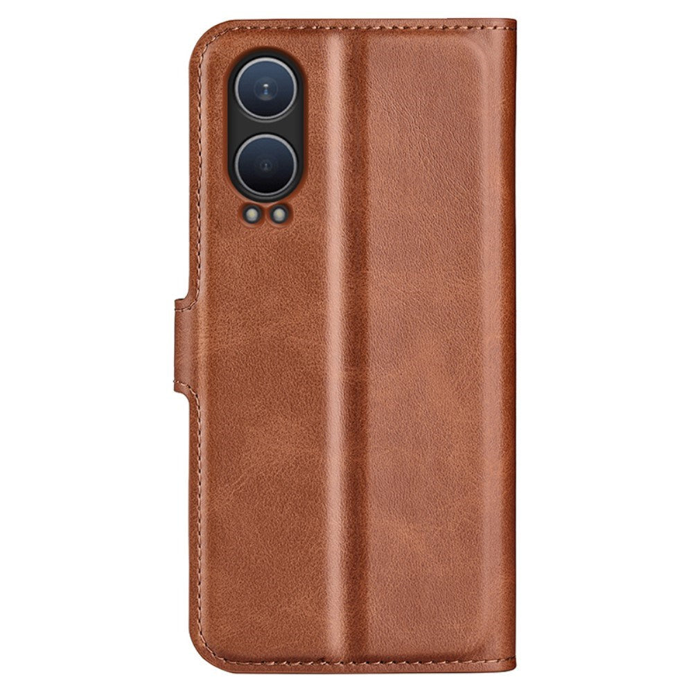 EIDERWOOD OnePlus Nord CE4 Lite (5G) Læder Cover m. Kortholder & Magnetisk Luk - Lysebrun