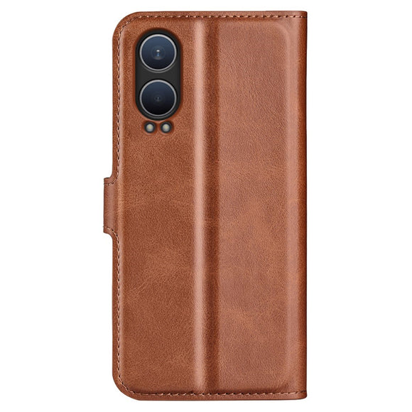 EIDERWOOD OnePlus Nord CE4 Lite (5G) Læder Cover m. Kortholder & Magnetisk Luk - Lysebrun