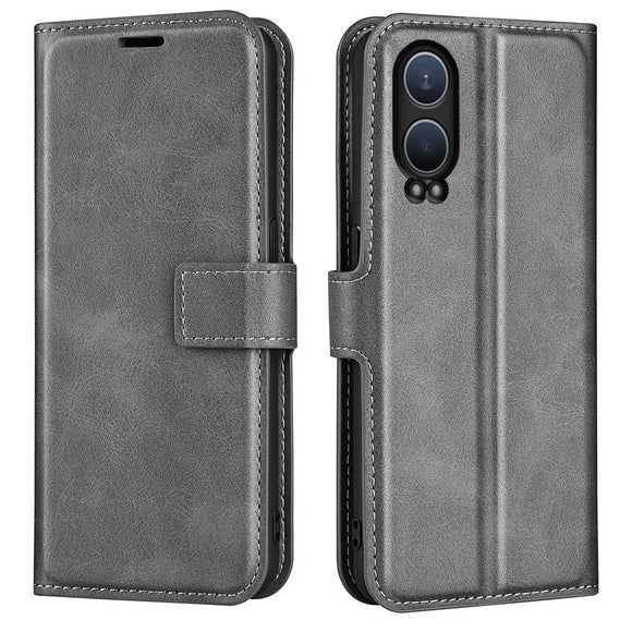 EIDERWOOD OnePlus Nord CE4 Lite (5G) Læder Cover m. Kortholder & Magnetisk Luk - Grå