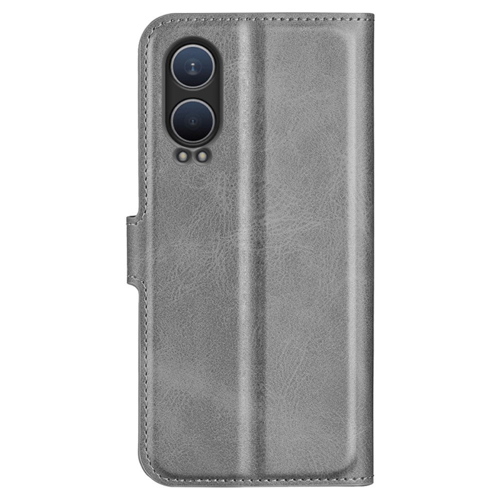 EIDERWOOD OnePlus Nord CE4 Lite (5G) Læder Cover m. Kortholder & Magnetisk Luk - Grå