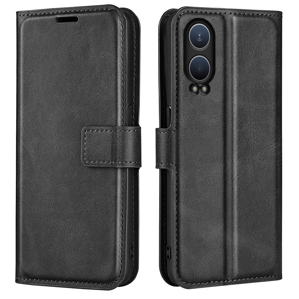 EIDERWOOD OnePlus Nord CE4 Lite (5G) Læder Cover m. Kortholder & Magnetisk Luk - Sort