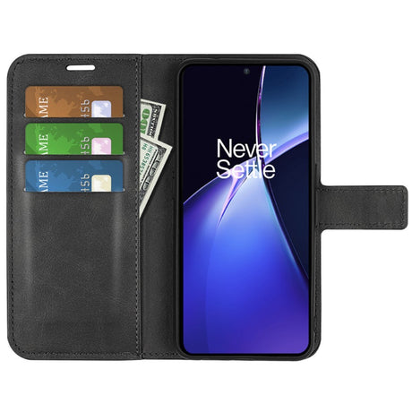 EIDERWOOD OnePlus Nord CE4 Lite (5G) Læder Cover m. Kortholder & Magnetisk Luk - Sort