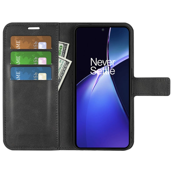 EIDERWOOD OnePlus Nord CE4 Lite (5G) Læder Cover m. Kortholder & Magnetisk Luk - Sort