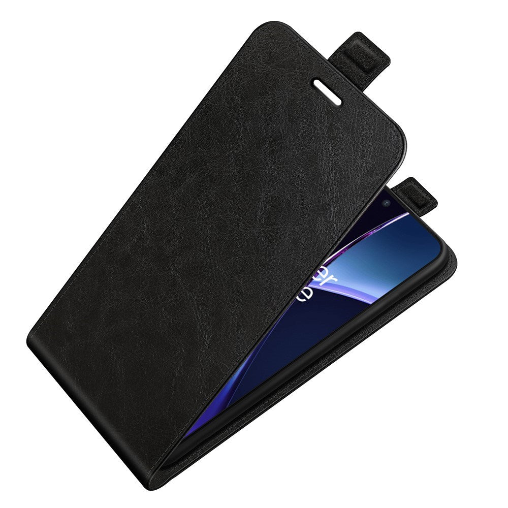 EIDERWOOD OnePlus Nord CE4 Lite (5G) Vertikalt Flip Cover m. Kortholder - Sort