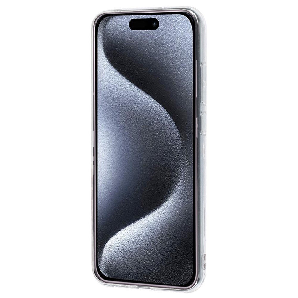 EIDERWOOD iPhone 16 Plus Fleksibelt Plastik Cover m. Marmor Design - Blå