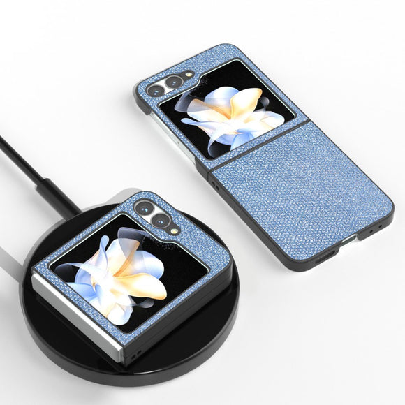 EIDERWOOD Samsung Galaxy Z Flip7 FE / Flip6 5G Rhinsten Cover - Blå