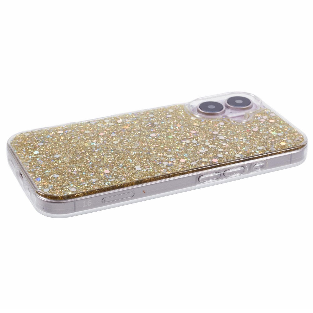 EIDERWOOD iPhone 16 Glitter Cover - Guld
